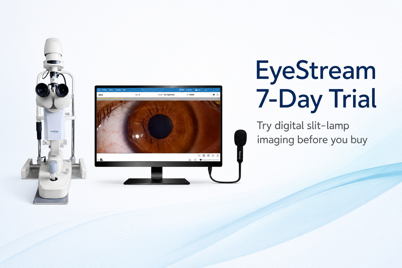 Try Digital Slit-Lamp Imaging Before You Buy: EyeStream 7-Day U.S. Trial